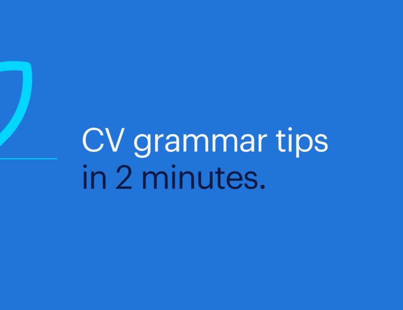grammar tips for resume
