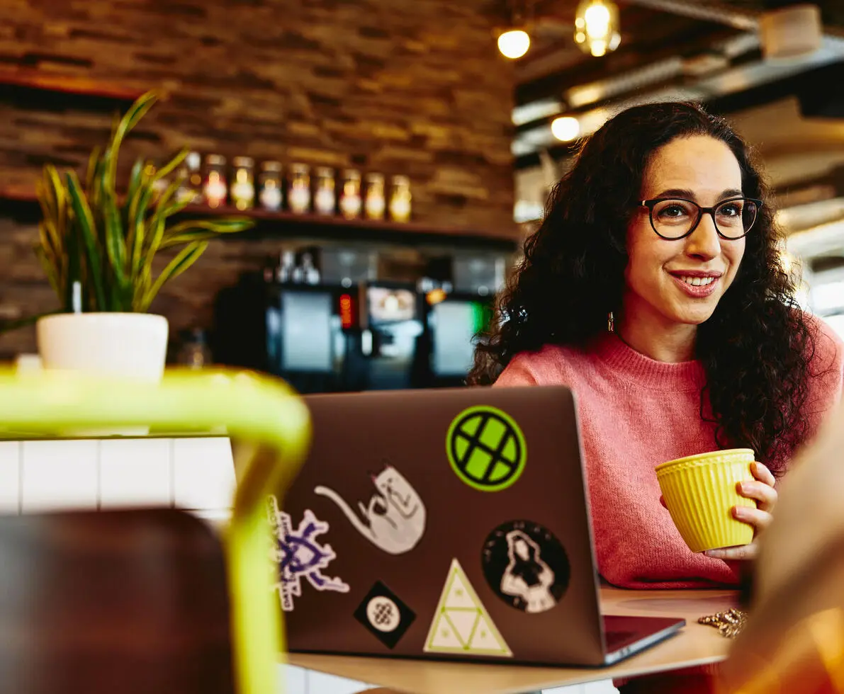 an image of people at work