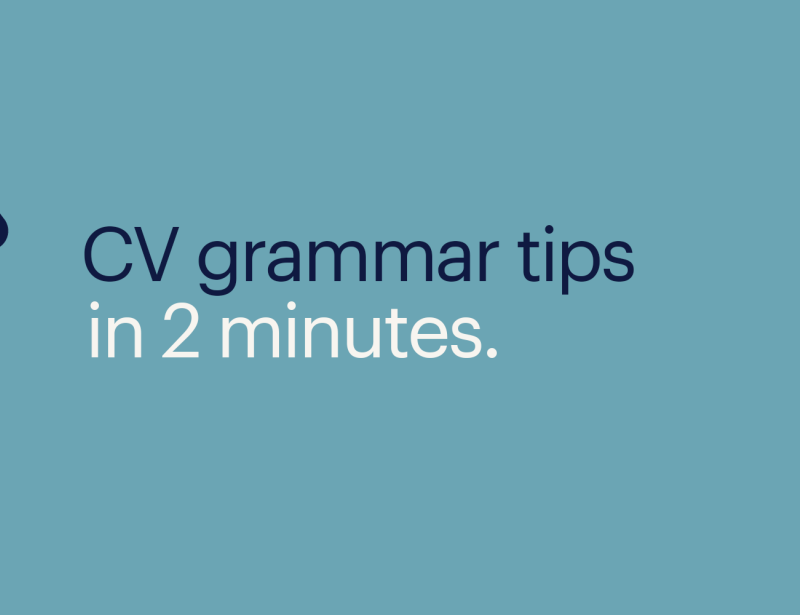 grammar tips for resume